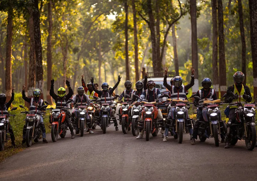 Imagen de Grupo AOG durante el Tour con Motos TVS